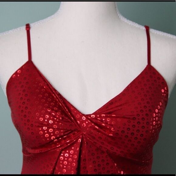 Warehouse One Faux Sequin Top Size Extra Small - Picture 4 of 5